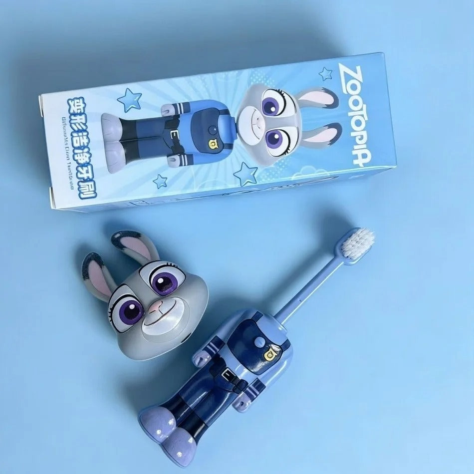 Zootopia Character Kids Toothbrush | Pack of two - (Claw Hauser and Judy Hopps)