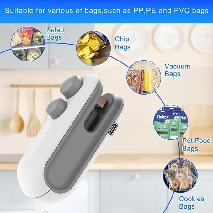 MagicSeal 2-in-1 Rechargeable Bag Sealer & Cutter – Buy 1 Get 1 Free
