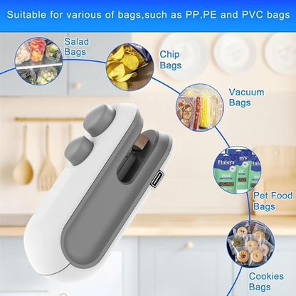 MagicSeal 2-in-1 Rechargeable Bag Sealer & Cutter – Buy 1 Get 1 Free