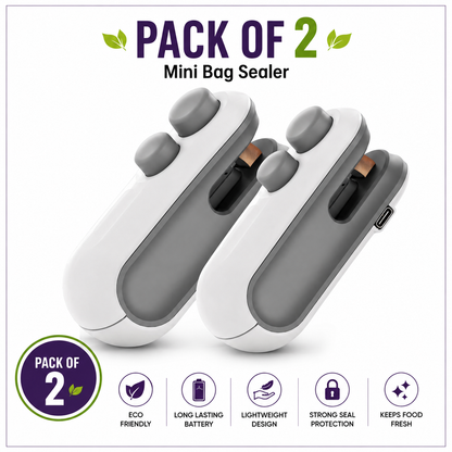 MagicSeal 2-in-1 Rechargeable Bag Sealer & Cutter – Buy 1 Get 1 Free