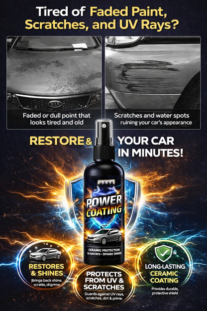 Power Coating Car Polish For Long-Lasting Shine 100ml Each pack of 4