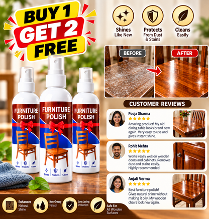 Trendzen Furniture Polish & Shine – Buy 1 Get 2 Free