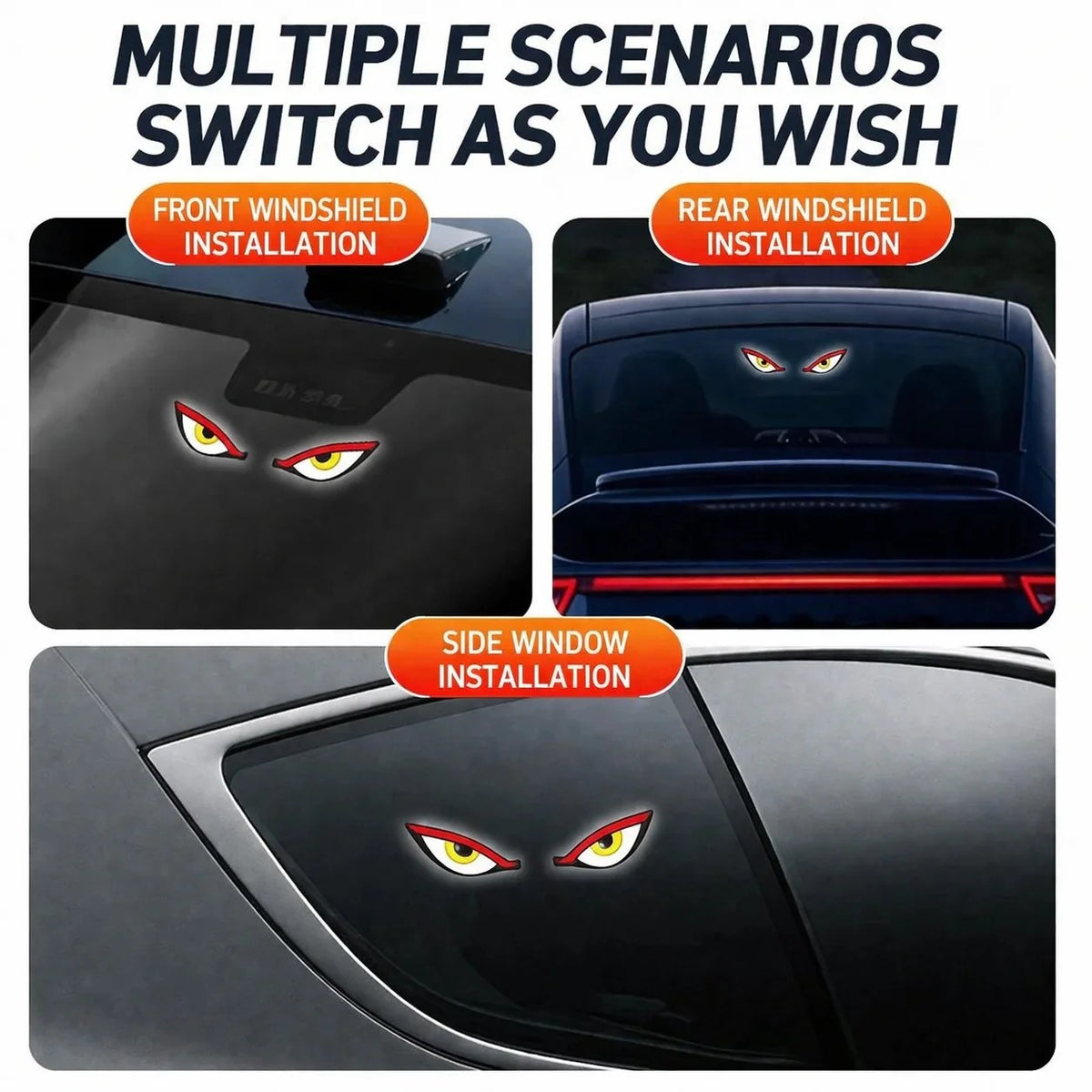 DemonEye Solar LED Car Window Light