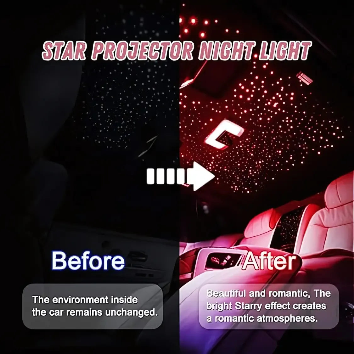 LuxuryLight USB Powered Laser Light with LED