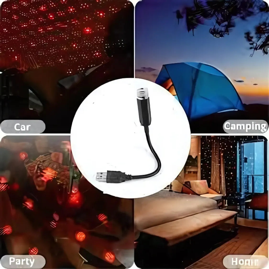 LuxuryLight USB Powered Laser Light with LED
