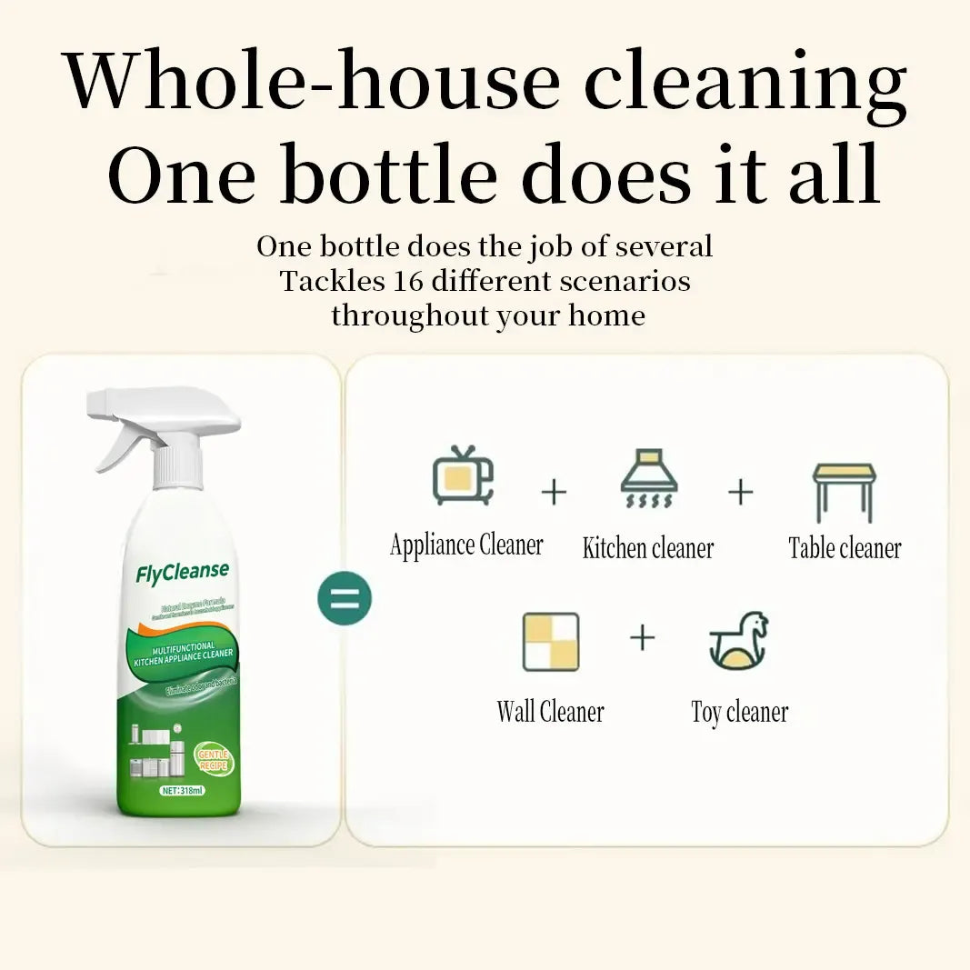 Fly Cleanse Multi-Purpose Kitchen Grease Cleaner - BUY ONE GET ONE FREE
