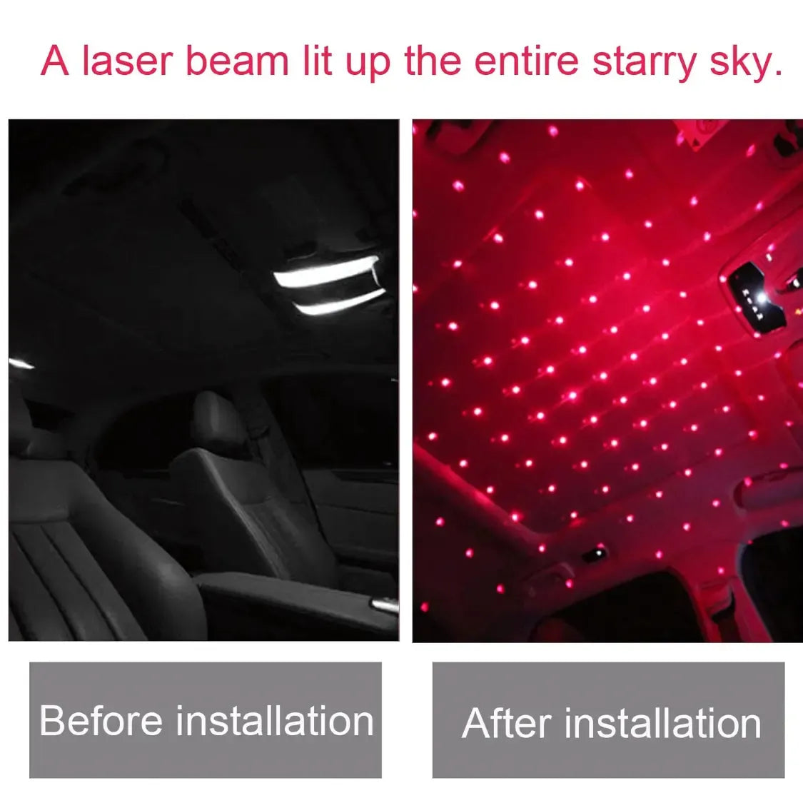 LuxuryLight USB Powered Laser Light with LED