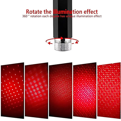 LuxuryLight USB Powered Laser Light with LED