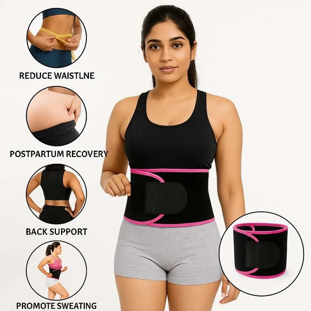 Adjustable Waist Trimmer Sweat Belt