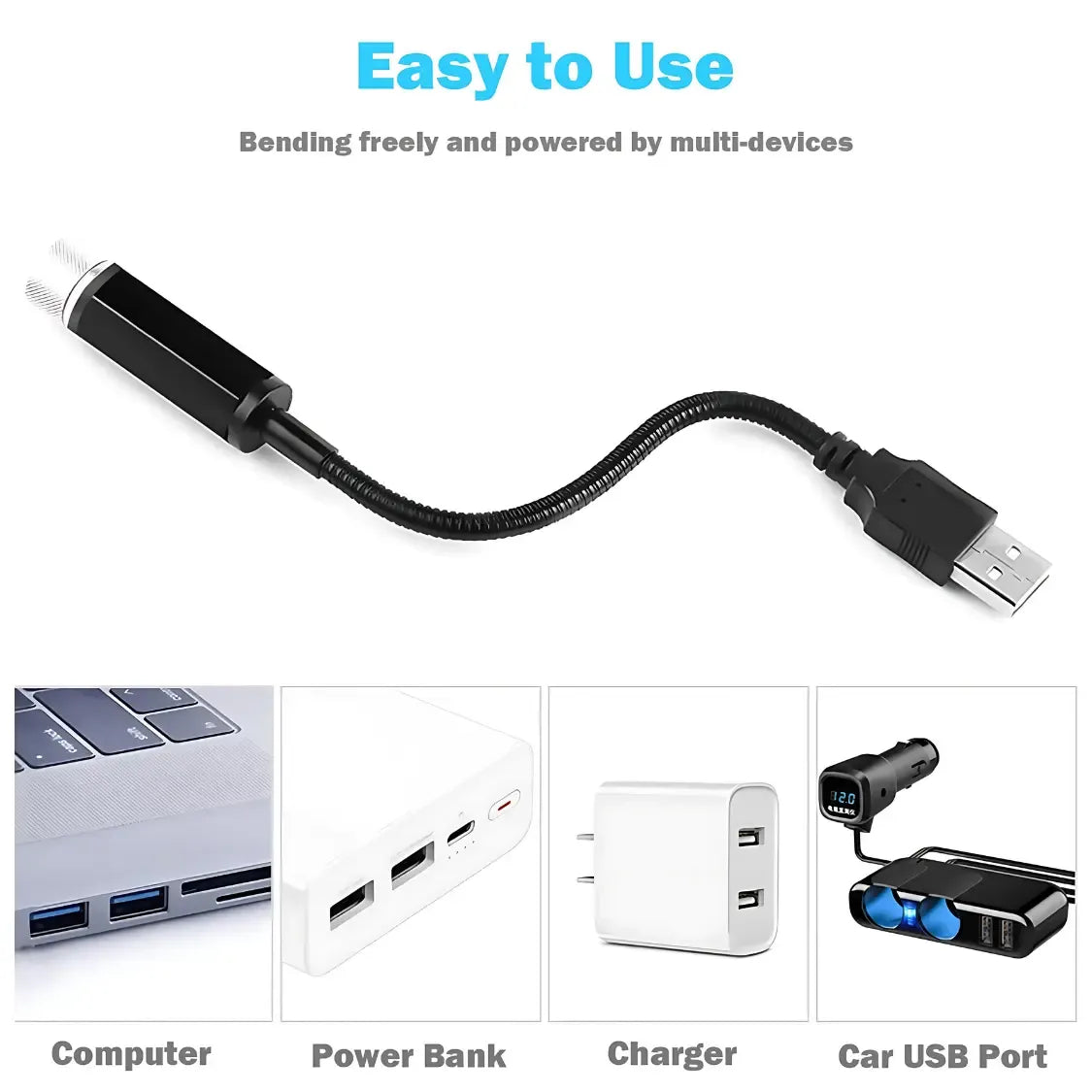 LuxuryLight USB Powered Laser Light with LED
