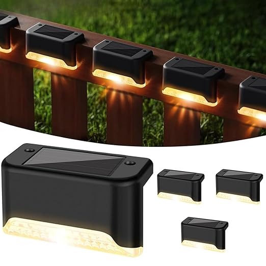 Gharsense SolarGlow Outdoor Deck Lights (pack of 4)