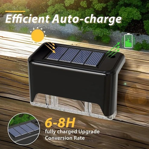 Gharsense SolarGlow Outdoor Deck Lights (pack of 4)