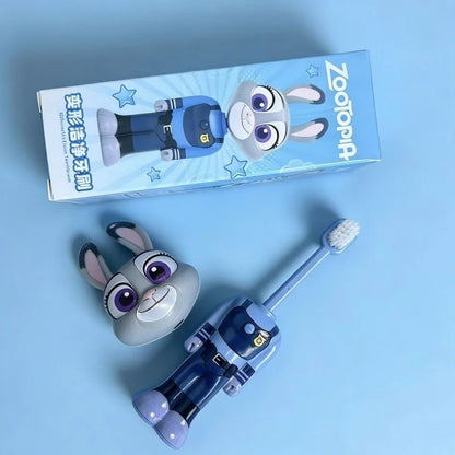 Zootopia Character Kids Toothbrush | Pack of two - (Claw Hauser and Judy Hopps)